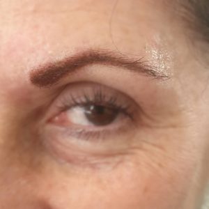 eyebrow tattoo after 4